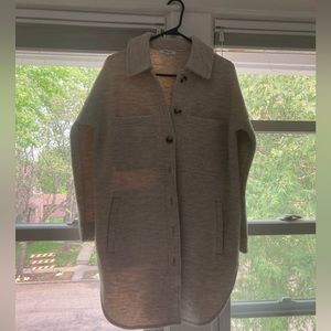 Madewell Boiled Wool Sweater Jacket